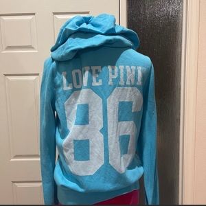 Vintage Victoria's Secret Pink zip up hoodie